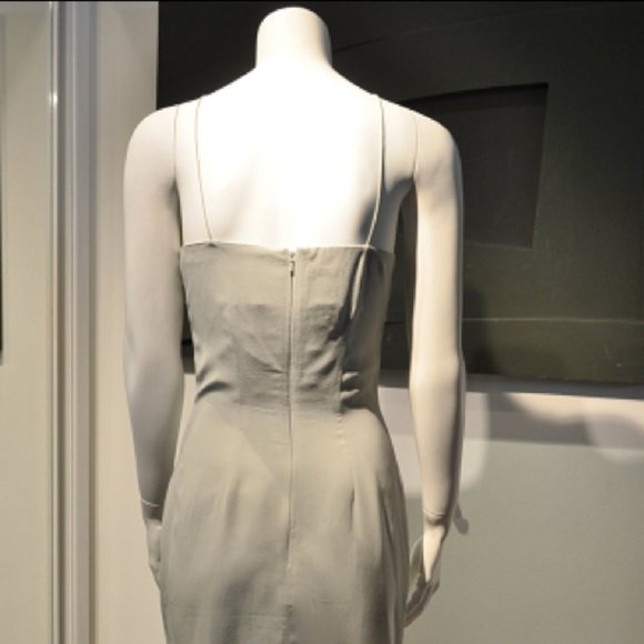 Mark Eisen Crepe Silk Sweetheart Dress - Picture 4 of 6